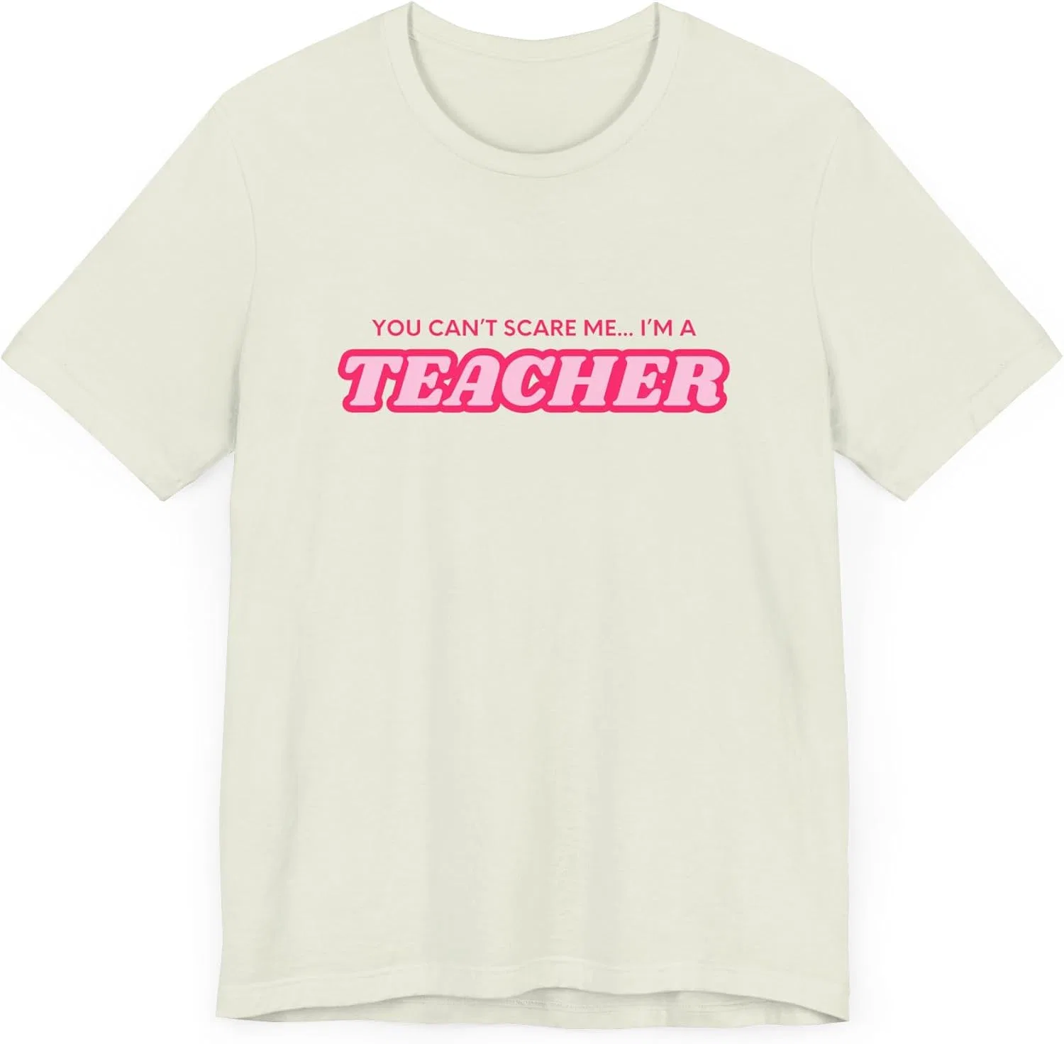 Женская футболка с принтом I'm a Teacher Bella Canvas 3001, Citron