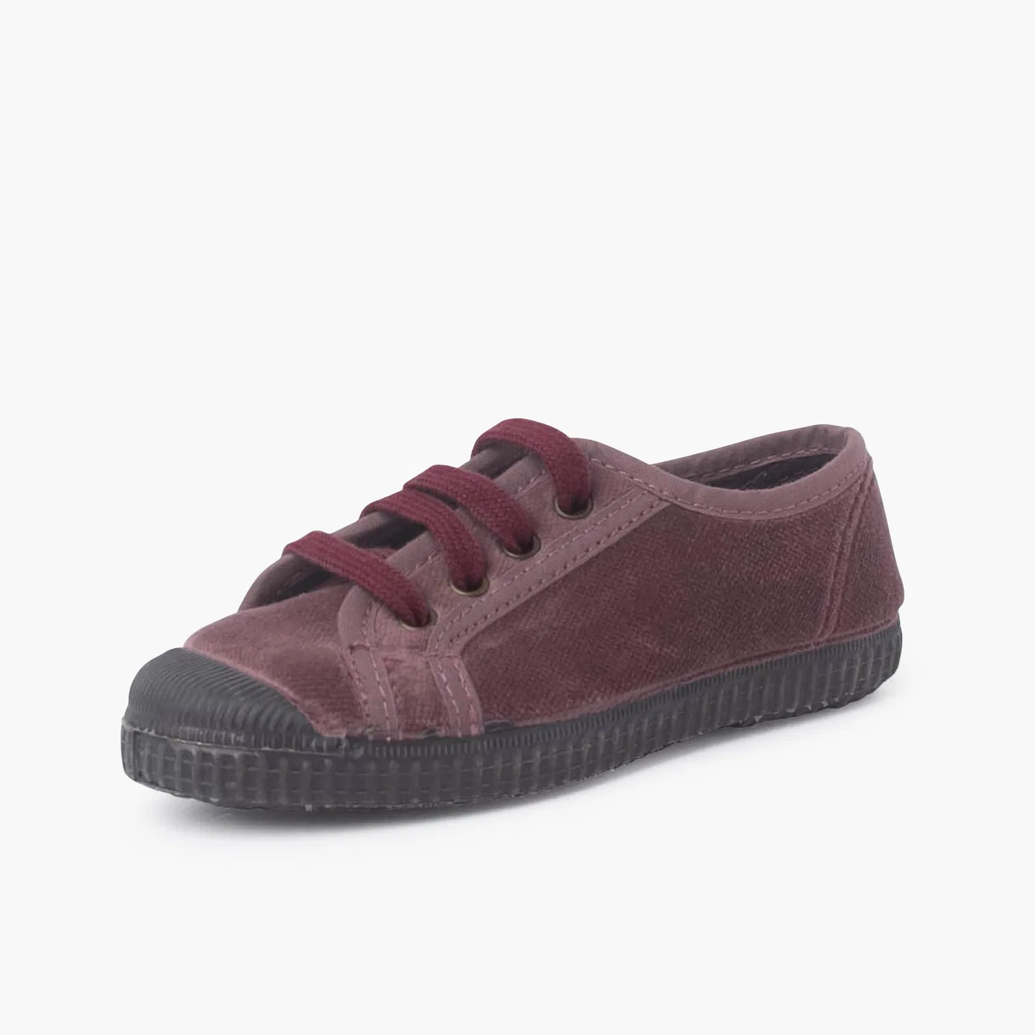 Детские туфли из велюра с принтом Pisamonas Velvet Shoes With Laces, Pink — фото 2