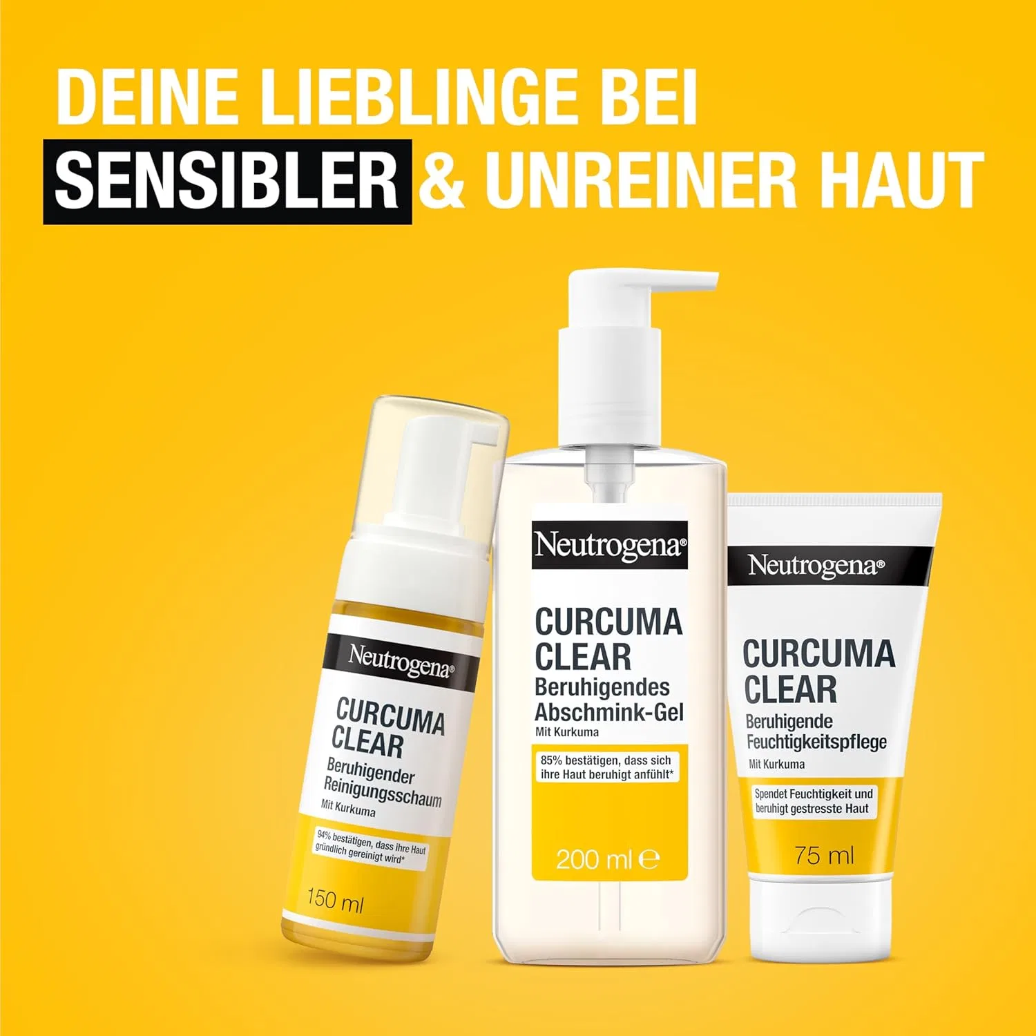 Крем для лица Neutrogena — Успокаивающий увлажняющий с куркумой Curcuma Clear — фото 2