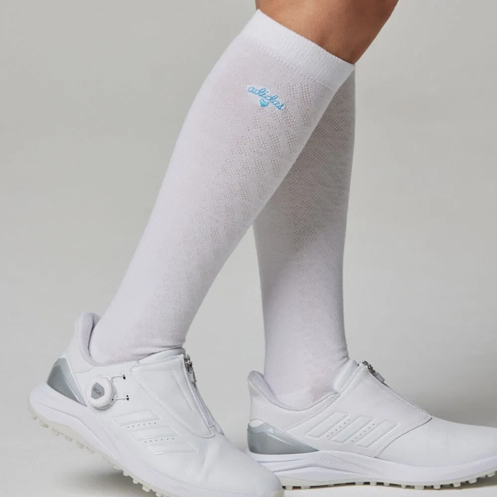 Женские носки до колена Adidas, White — фото 4