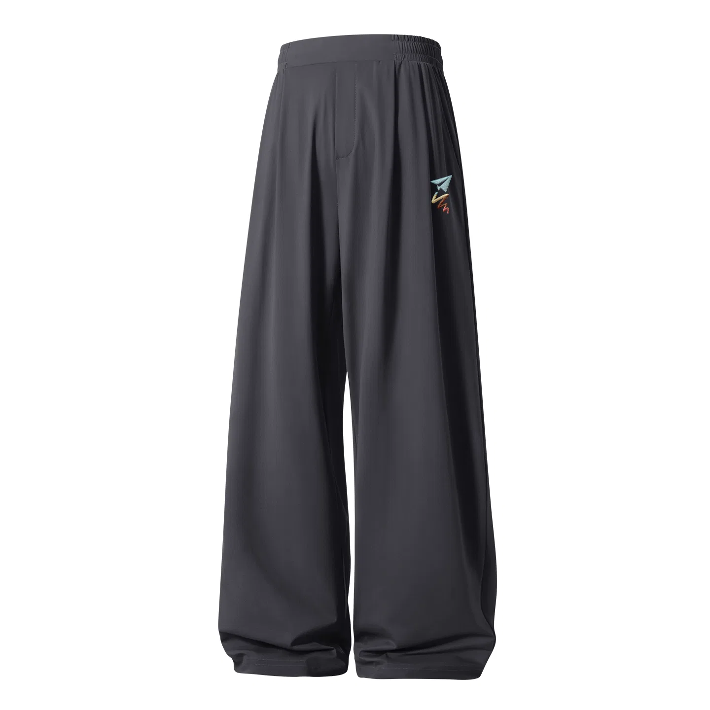 Детские брюки прямого кроя Ma Flying to Dream Pants Logo MINISO, Carbon Gray