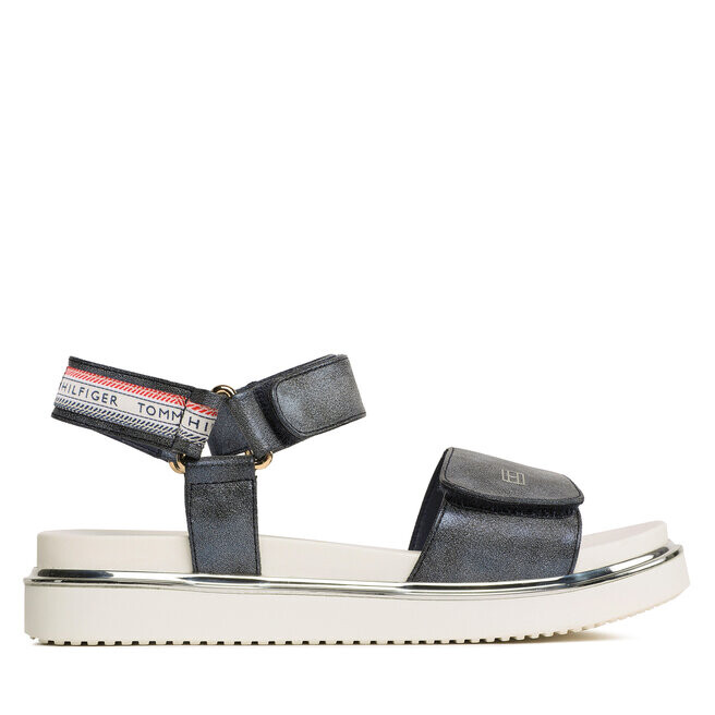 

Сандалии Tommy Hilfiger Platform Velcro Sandal T3A2-32760-0568 S Blue 800, темно-синий