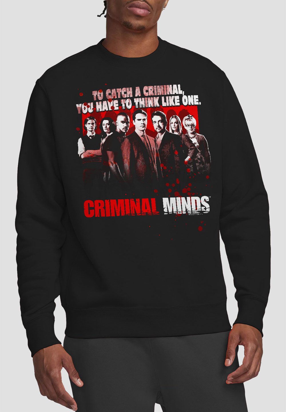 

Толстовка CRIMINAL MINDS THINK LIKE ONE Cotton Soul, черный