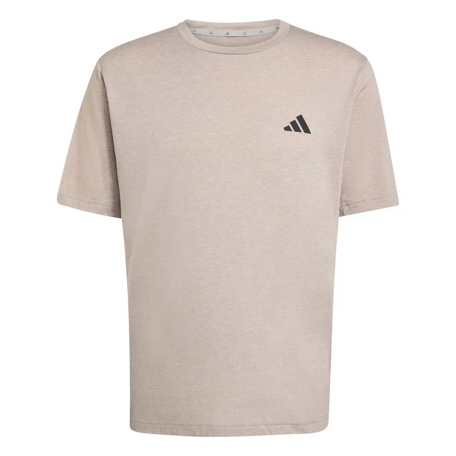 Футболка ADIDAS PERFORMANCE Performance Shirt 'WE' серо-бежевого цвета