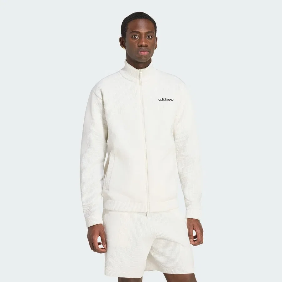 Спортивная кофта с принтом Munich 93 Knit Tracktop adidas, Белый