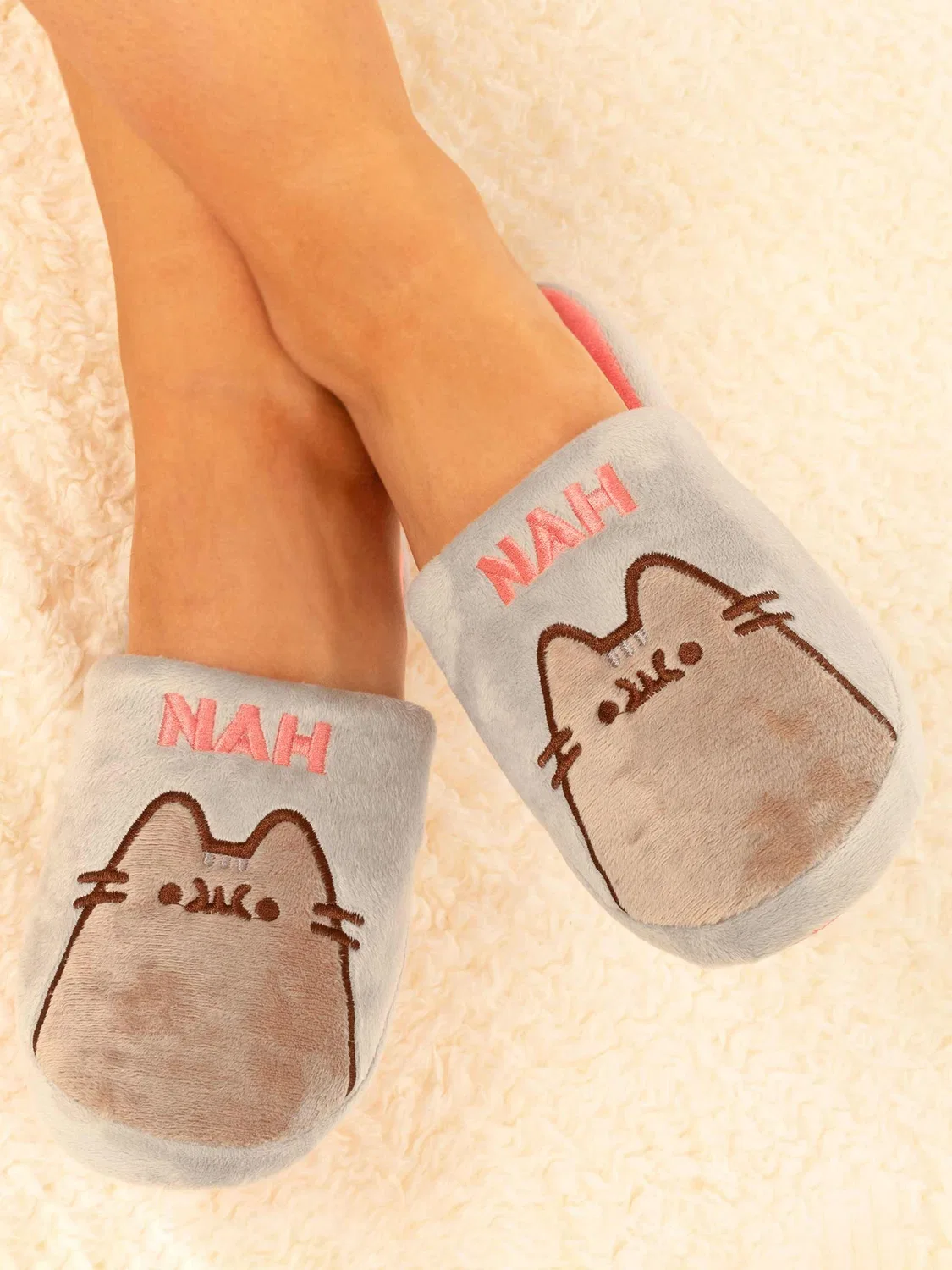 Тапочки Pusheen Cat Vanilla Underground, серый