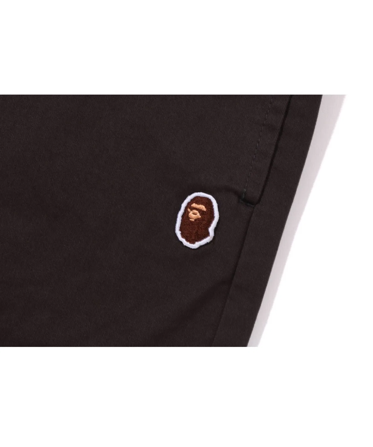 Детские чиносы с защипами BATHING APE Tuck Chino Pants A BATHING APE, Charcoal — фото 4