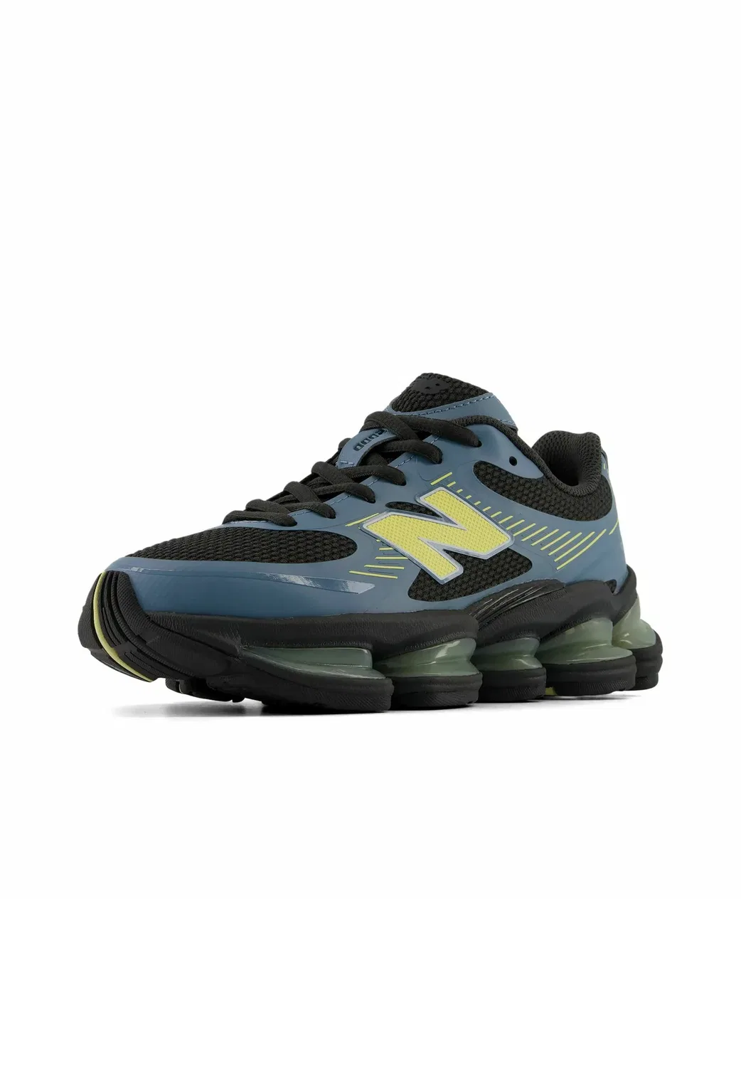 2000 унисекс - кроссовки New Balance, Faded Black Zinc Blue — фото 2