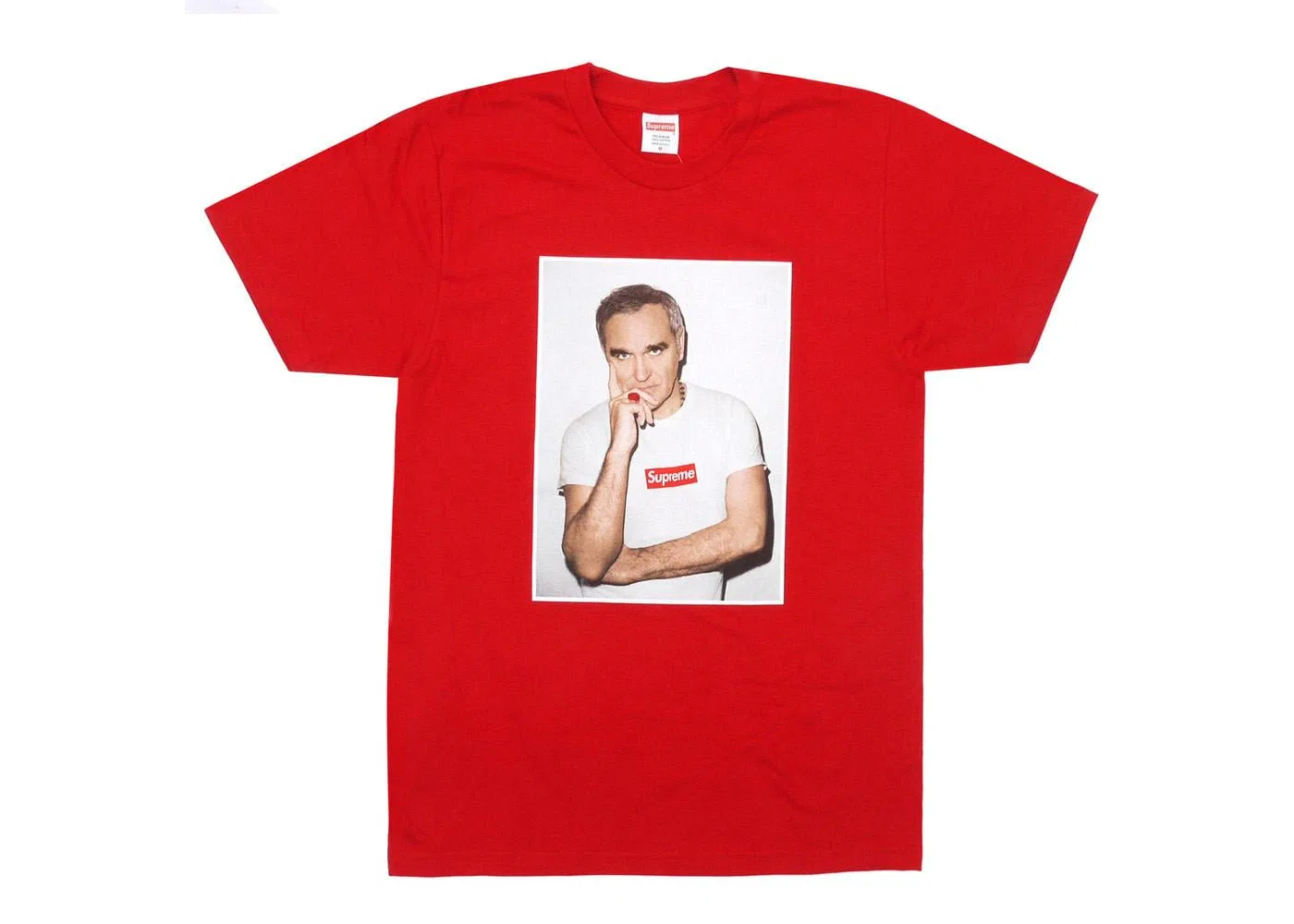 Мужская футболка с принтом Morrissey Tee Supreme, Red