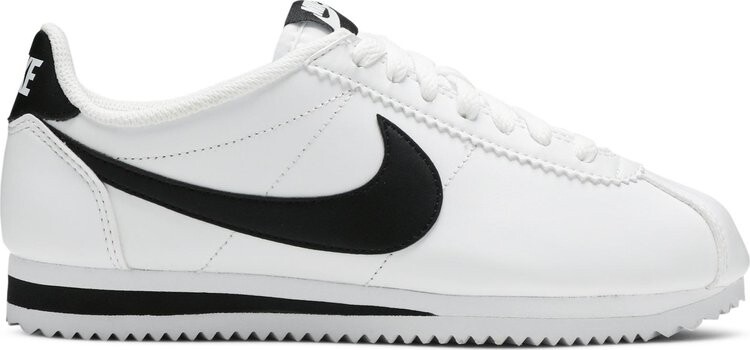 Кроссовки Nike Classic Cortez Leather 'White Black', белый