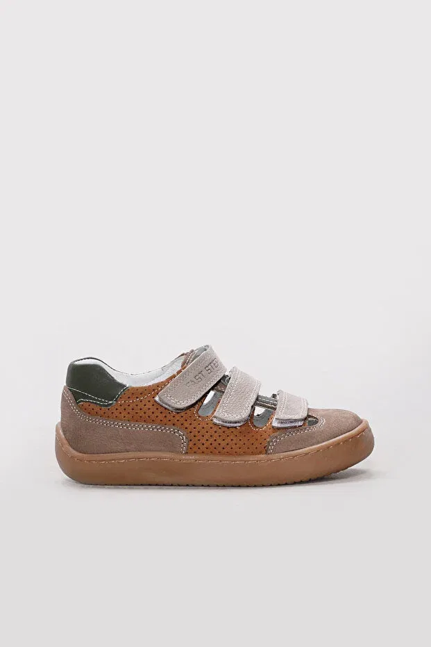 Детские повседневные туфли для девочек кожаные Fast Step, Taupe