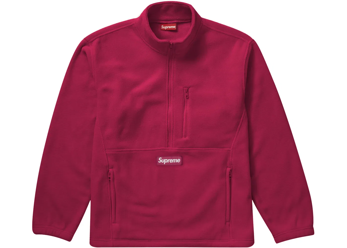Мужской пуловер с молнией Polartec Supreme Pullover (FW21), Magenta