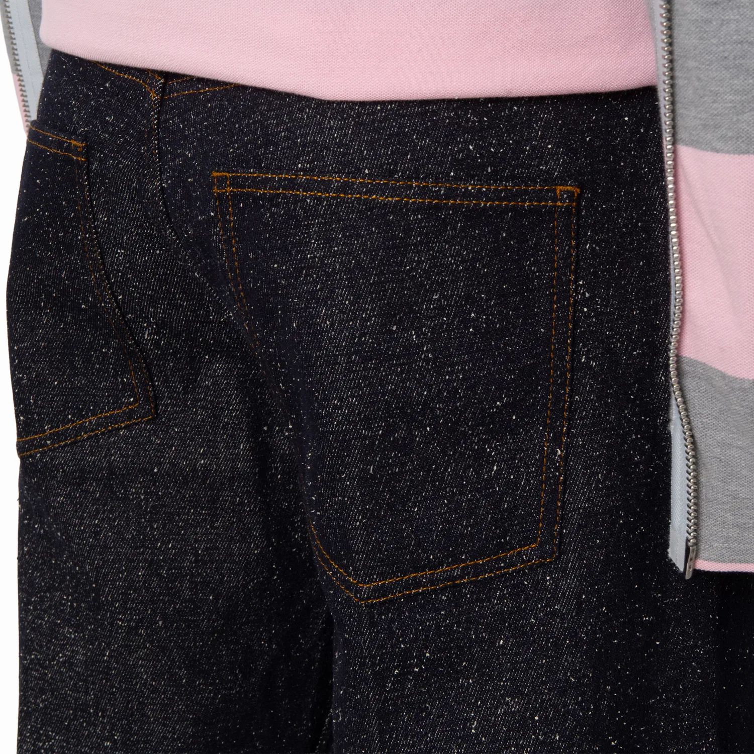 Джинсы классические пятикарманные Regular Fit Denim Jeans Burberry, Indigo — фото 4