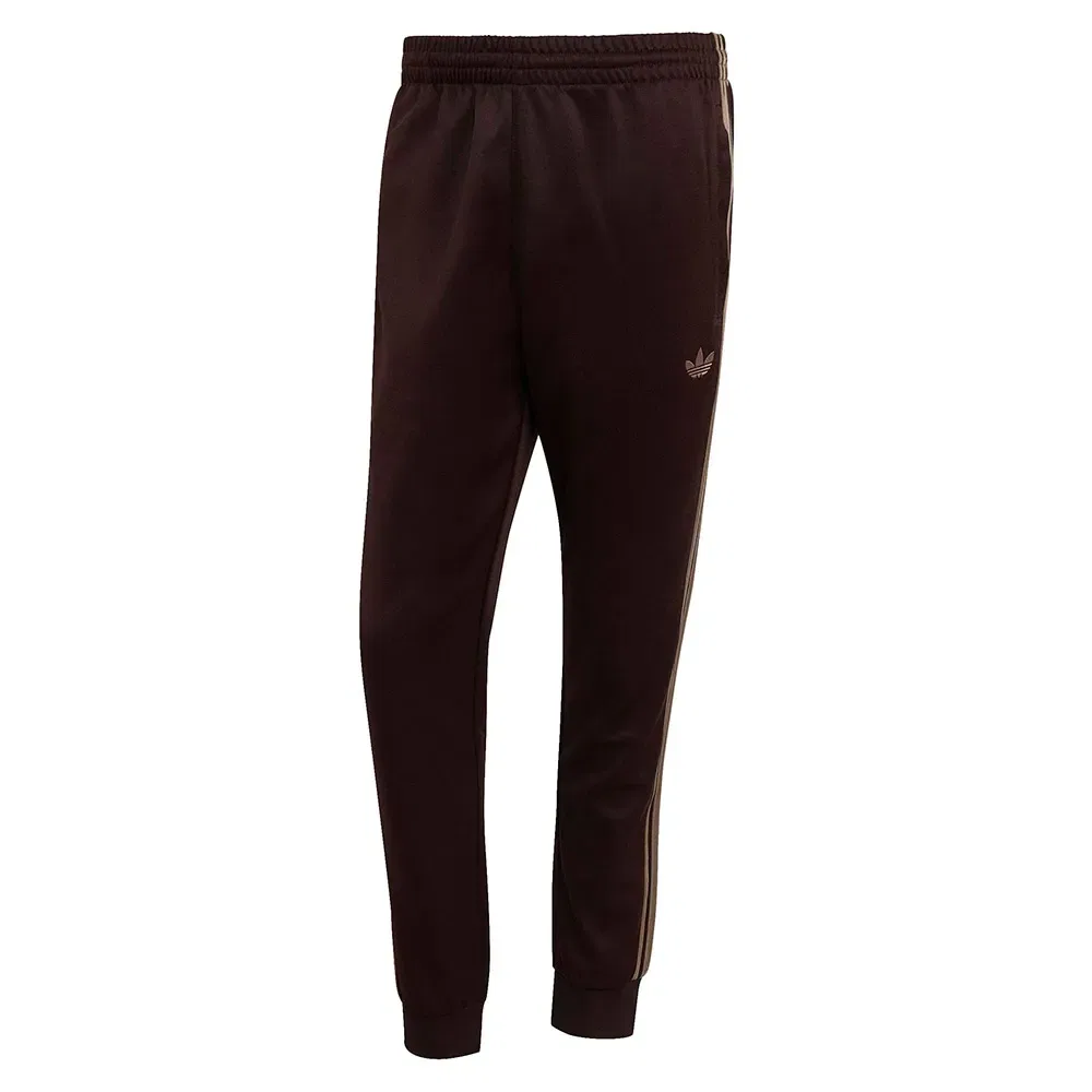 Мужские спортивные штаны с зауженным кроем Adidas Originals SST Track, Brown — фото 3