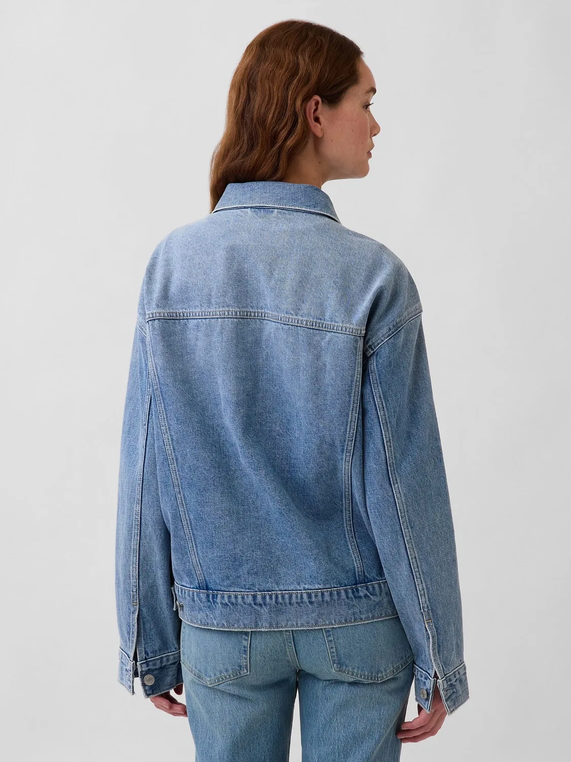 Джинсовая куртка Oversized Icon Gap, Medium wash — фото 2