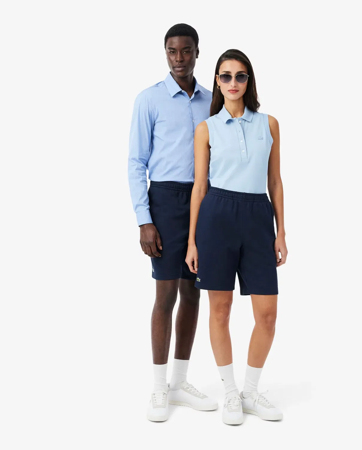 Мужские шорты из футера с регулярным кроем Lacoste, Azul Marino