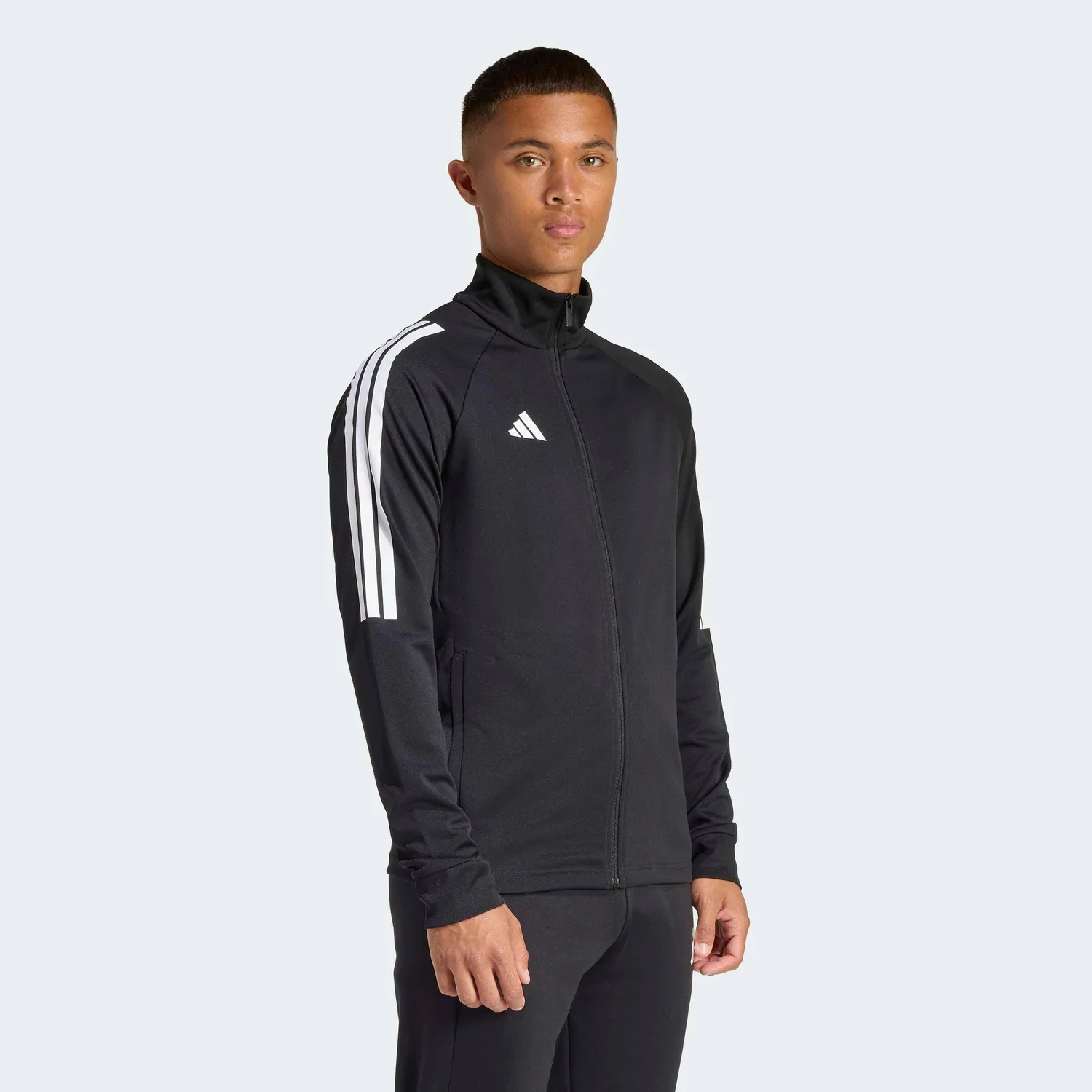 Женская тренировочная куртка с принтом Sereno Adidas, Schwarz — фото 3