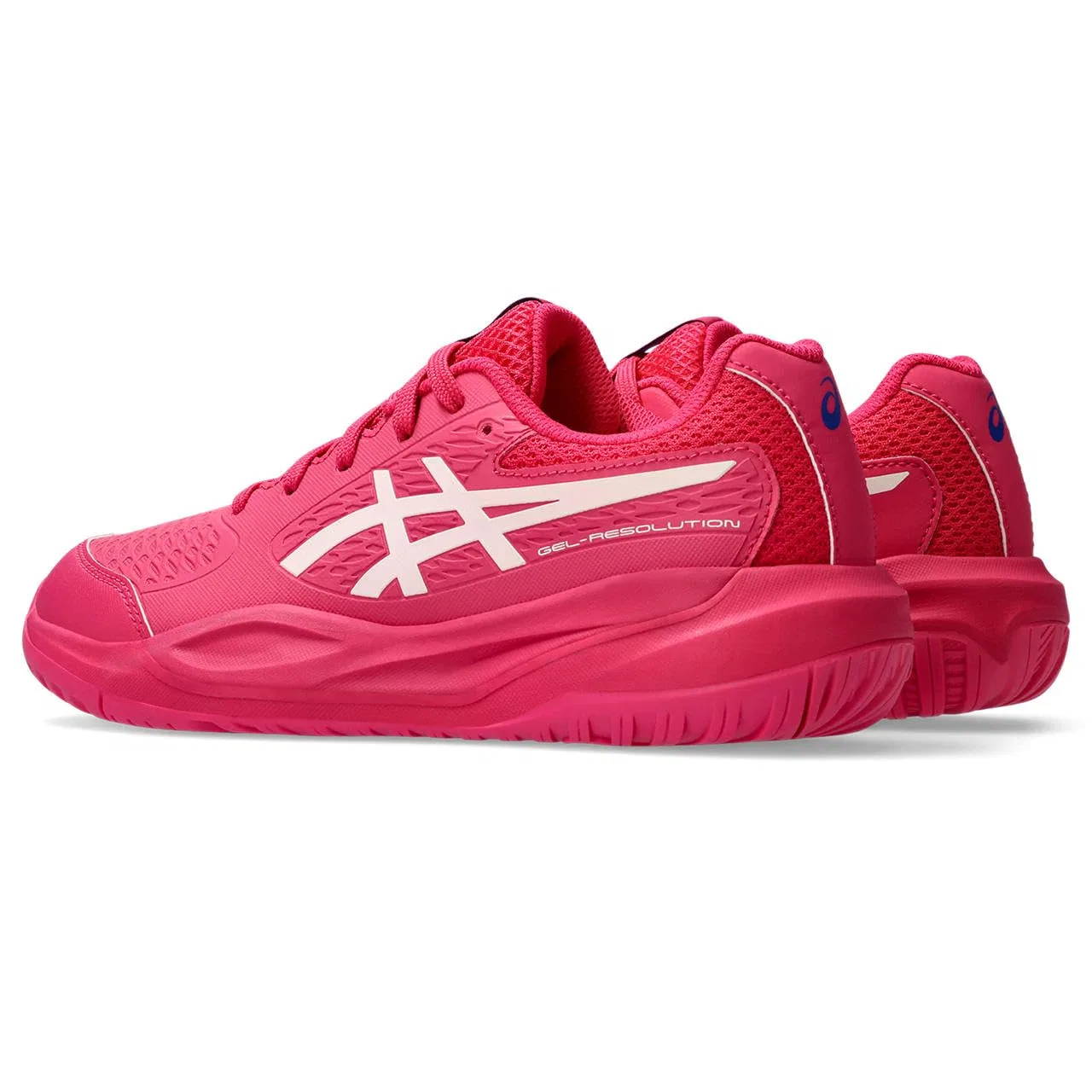 Детские кроссовки для мальчиков с максимальной амортизацией Gel-resolution X Gs ASICS, Bright Rose Cream — фото 2