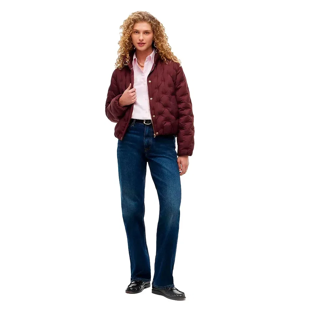 Женская куртка из переработанного полиэстера Tommy hilfiger, Red — фото 4