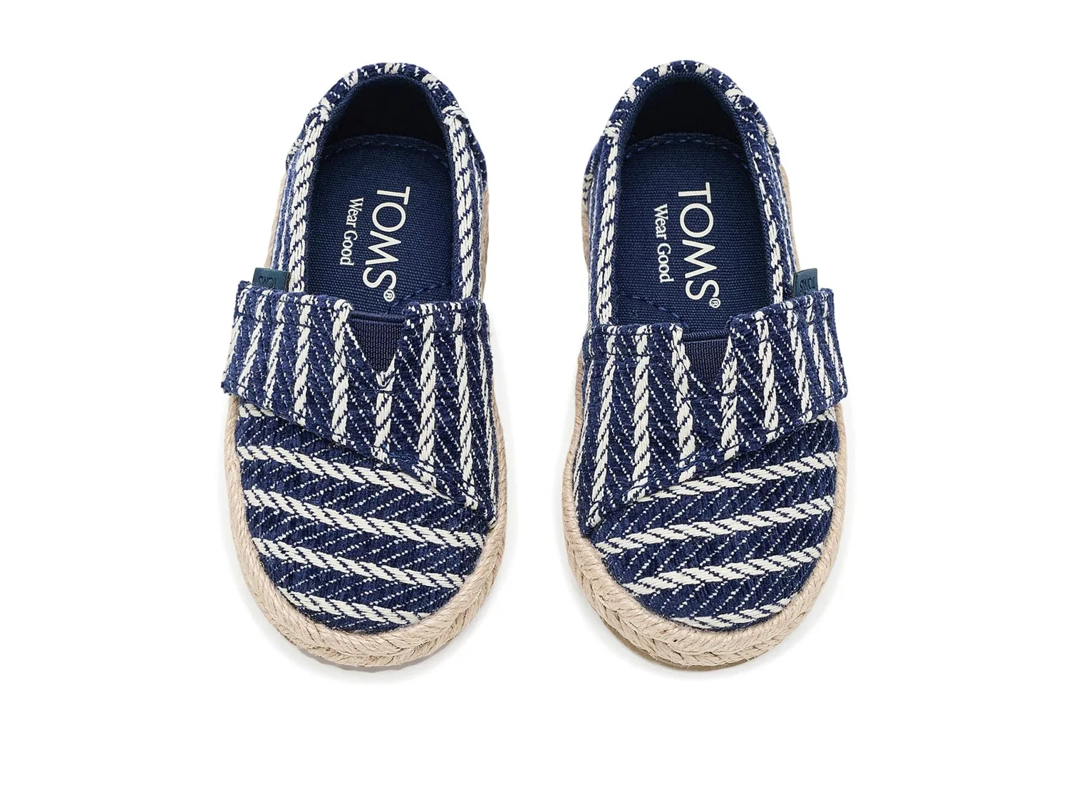 Кроссовки Alpargata Rope 2.0 (для малышей и маленьких детей) Toms Kids, Navy — фото 3