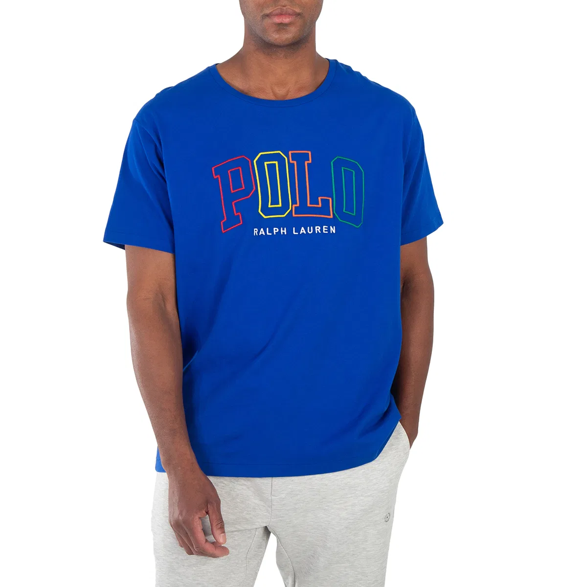 Футболка хлопковая Logo Cotton Jersey Polo Ralph Lauren, Blue