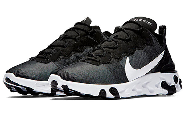 Кроссовки реагируют на элемент 55 Nike, черный — фото 3