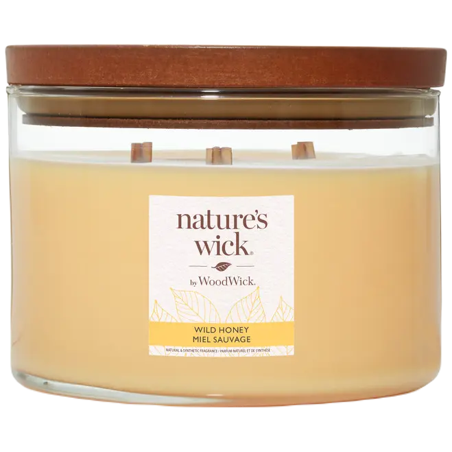 

Nature's Wick By WoodWick Wild Honey ароматическая свеча, 433 г