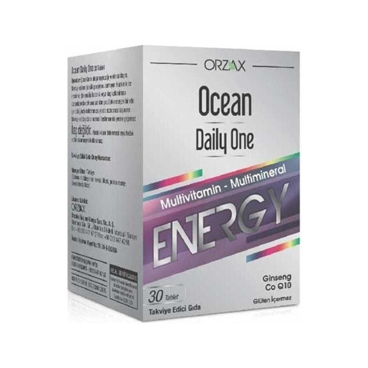 

Добавка Orzax Ocean Daily One Energy, 30 таблеток