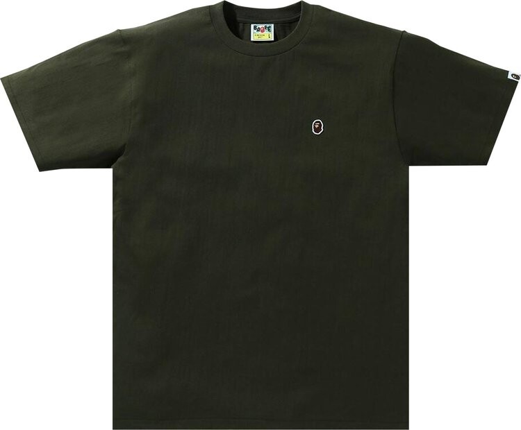 

Футболка BAPE Ape Head One Point Tee 'Olive Drab', зеленый