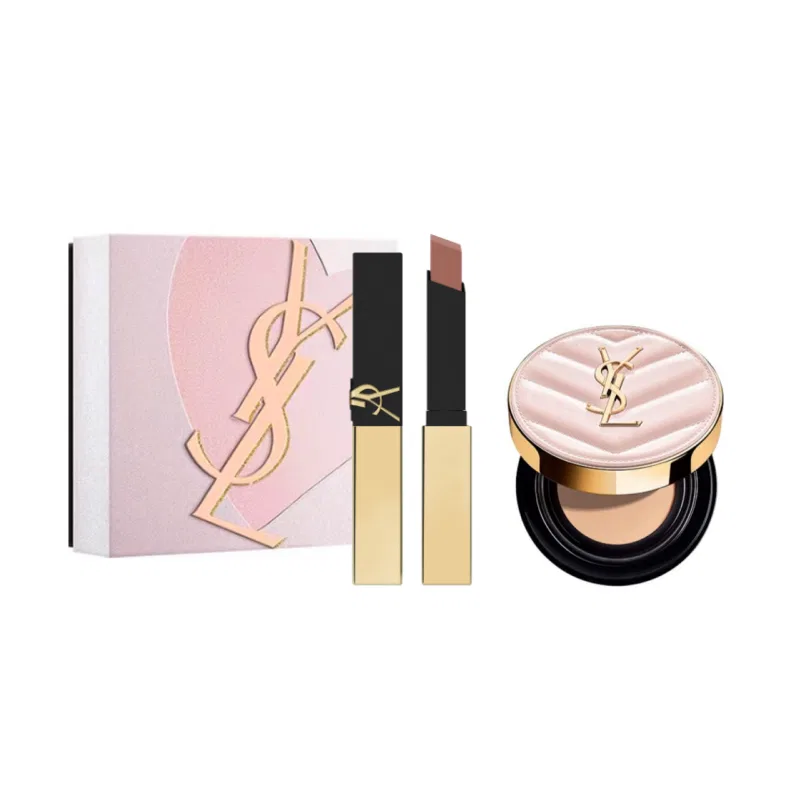 Женский набор косметики Gold Bar 1988+Pink Cushion B10 SAINT LAURENT, Цвет Gold Bar 1988+Pink Cushion B10