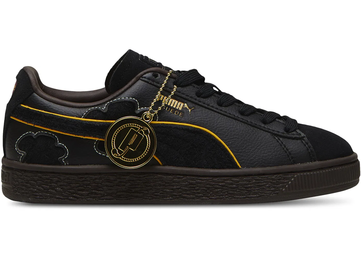 Детские кроссовки Lifestyle Puma Suede, Black/Dark Chocolate