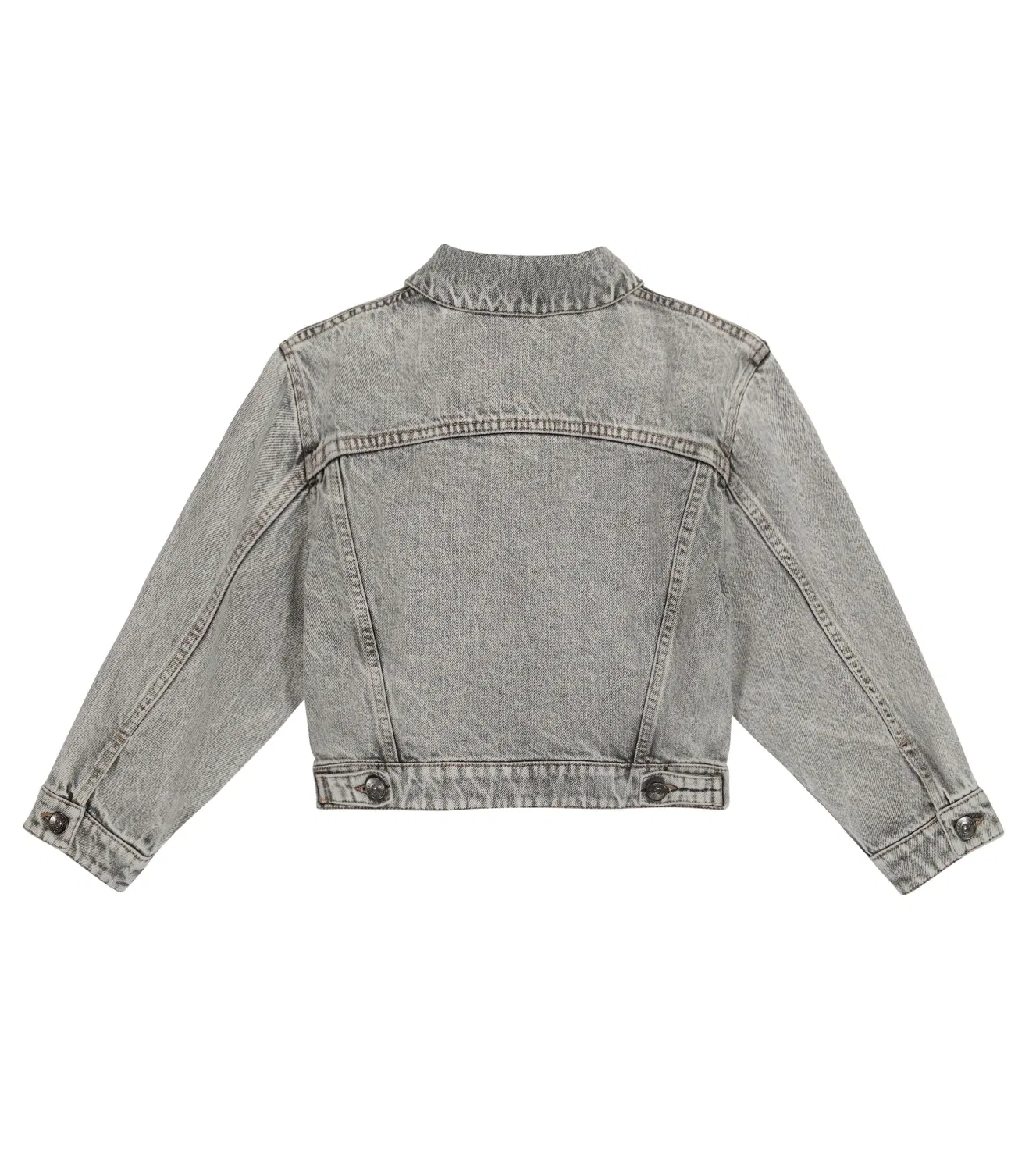 Легкая куртка джинсовая Brunello Cucinelli Kids, синий — фото 4
