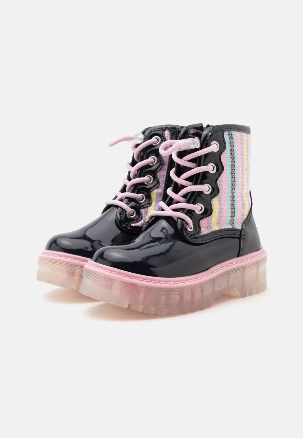 Детские и подростковые ботинки Bottines на шнуровке Billieblush, Navy — фото 2