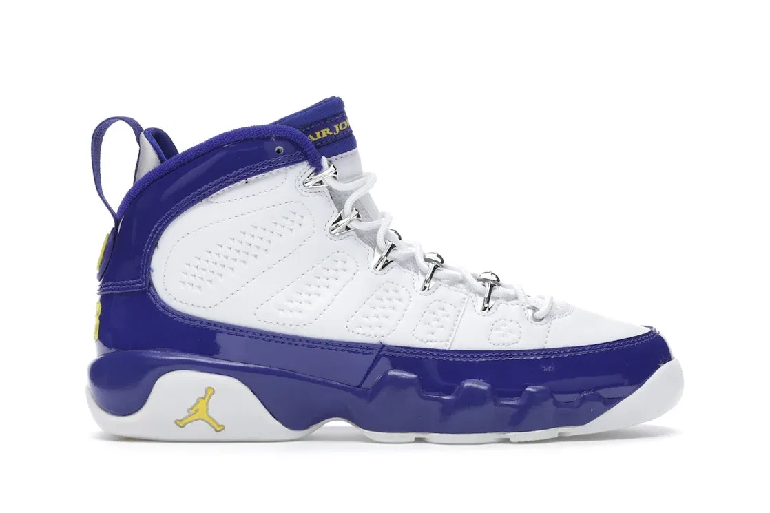 Детские кроссовки Lifestyle Jordan 9 Retro Jordan, White Concord Tour Yellow
