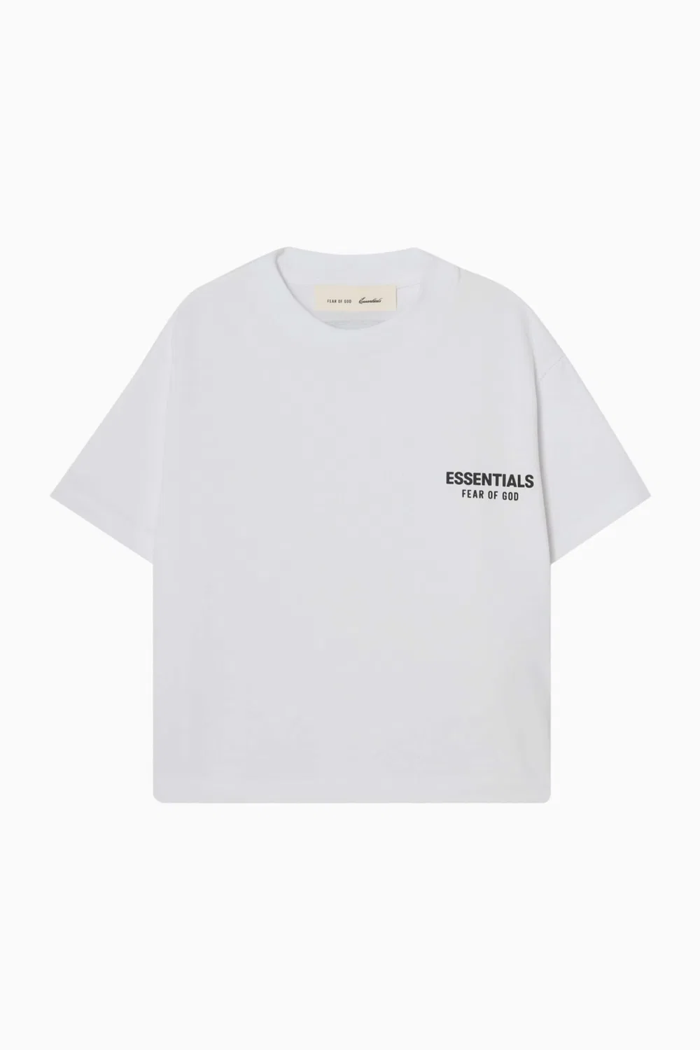 Футболка с логотипом хлопковая Fear of God Essentials