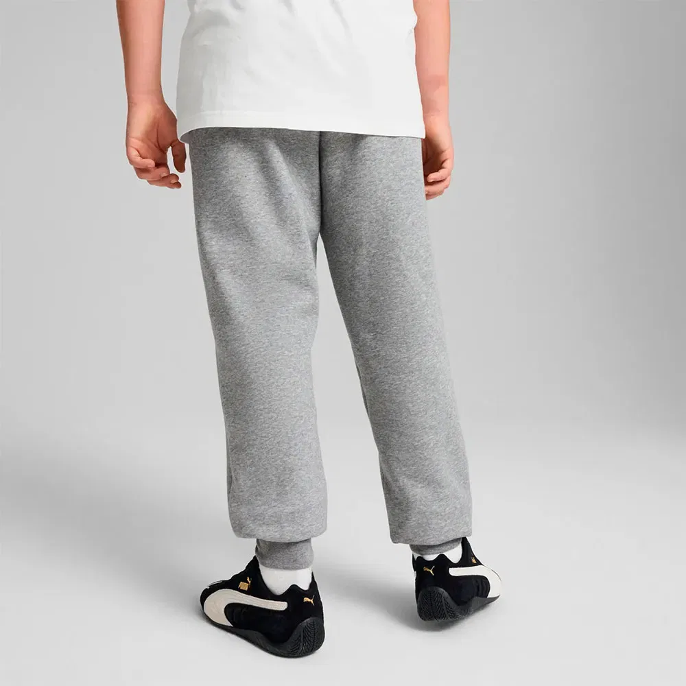 Детские спортивные штаны с флисовой подкладкой Puma Ess N?1 Logo, Grey — фото 4