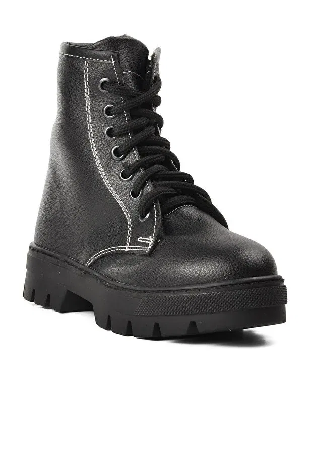 Детские ботинки для девочек с мехом Arz2301002-F Generic Brands, Black