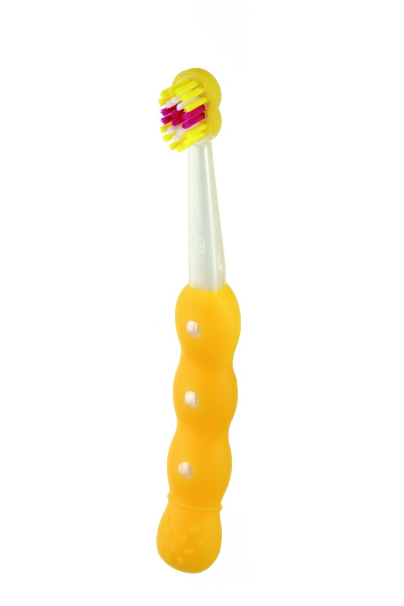 

MAM, First Brush, Зубная щетка, первая, 6 м+, желтая Bamed AG