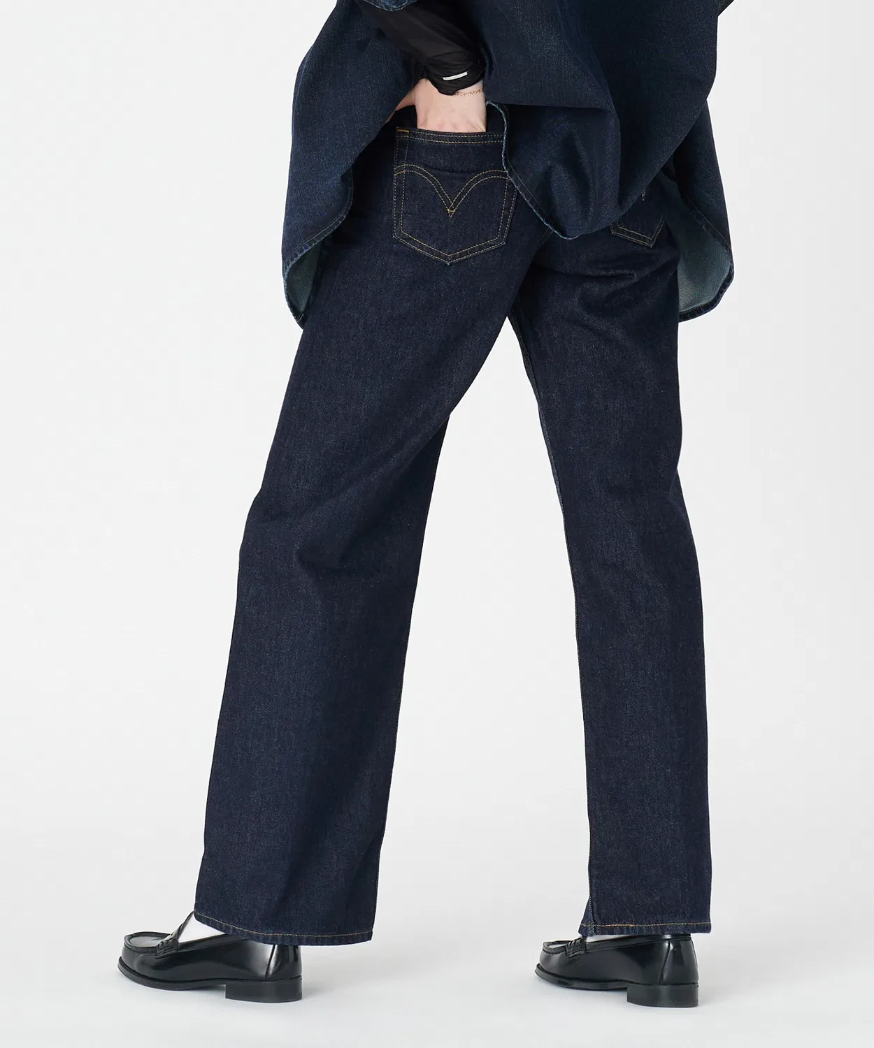 Женские джинсы свободного кроя с низкой посадкой Dream Nice Dreams Levi's, Dark Indigo Blue — фото 3