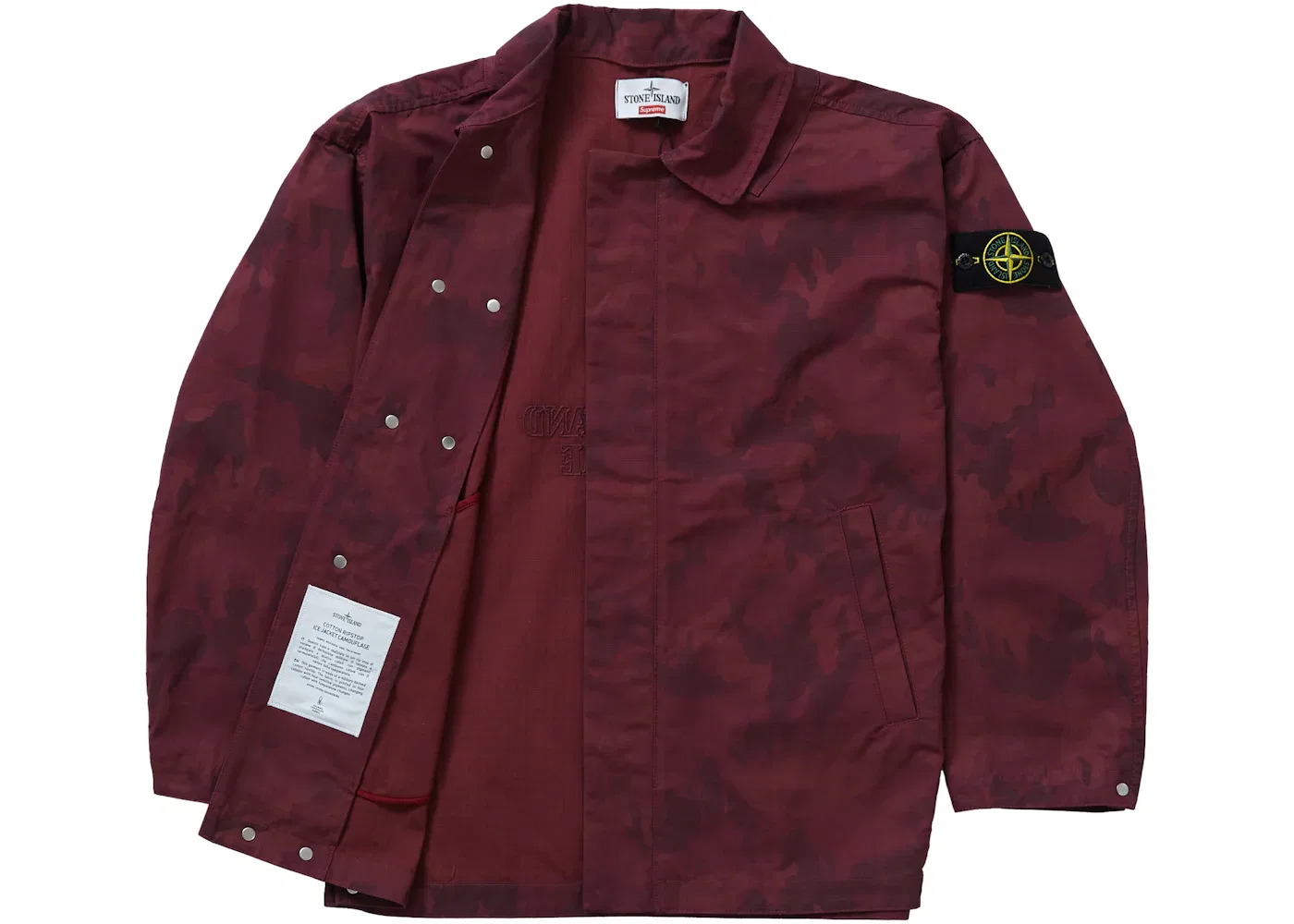 Мужская куртка Reactive Ice Camo Ripstop Supreme, Red — фото 2