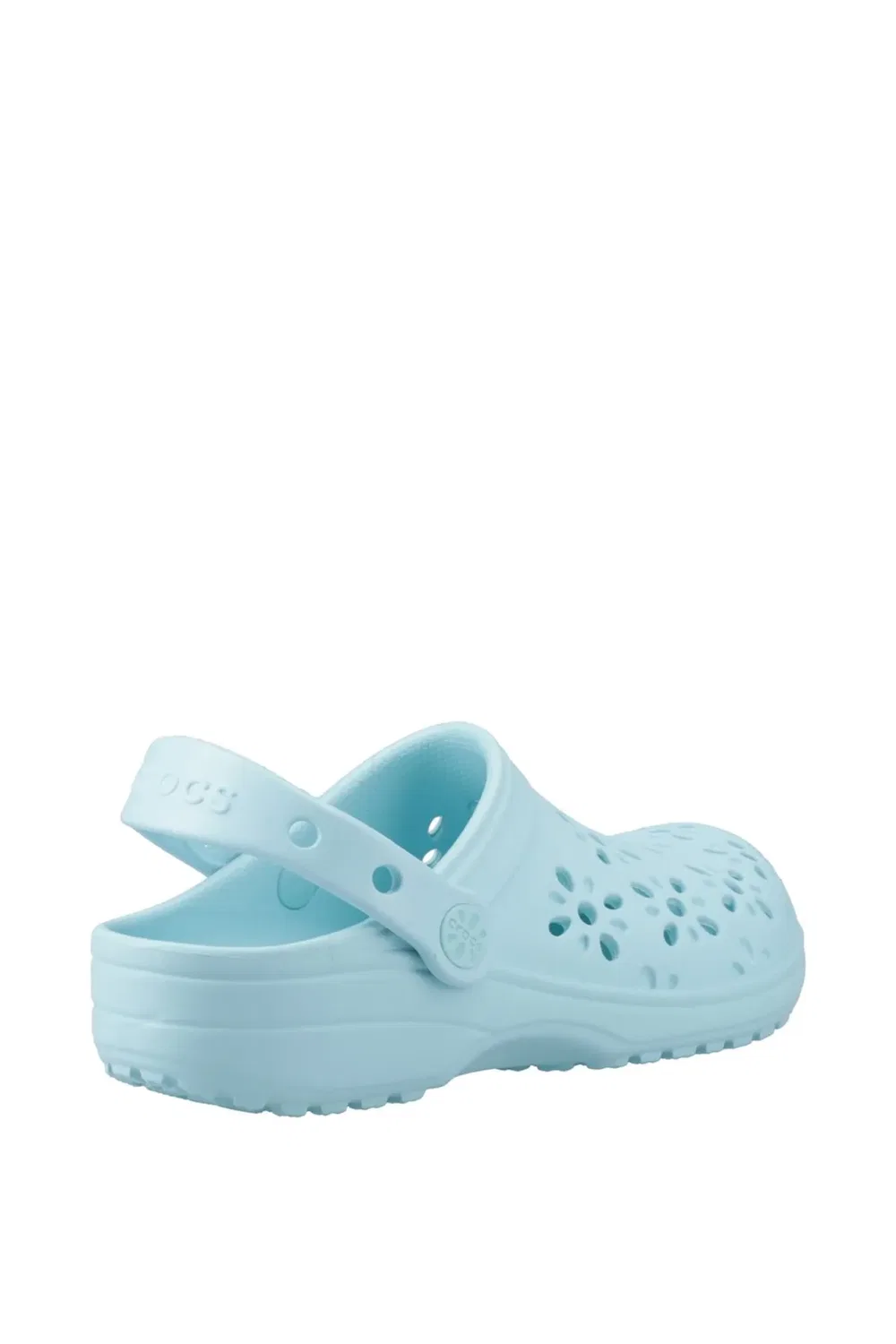 Детские классические сабо с цветочным вырезом Crocs, Turquoise — фото 2