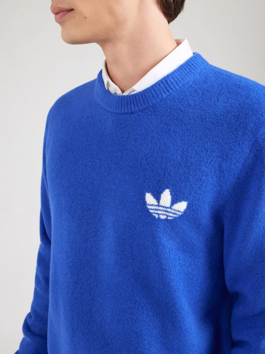 Свитер ADIDAS ORIGINALS синего цвета — фото 3