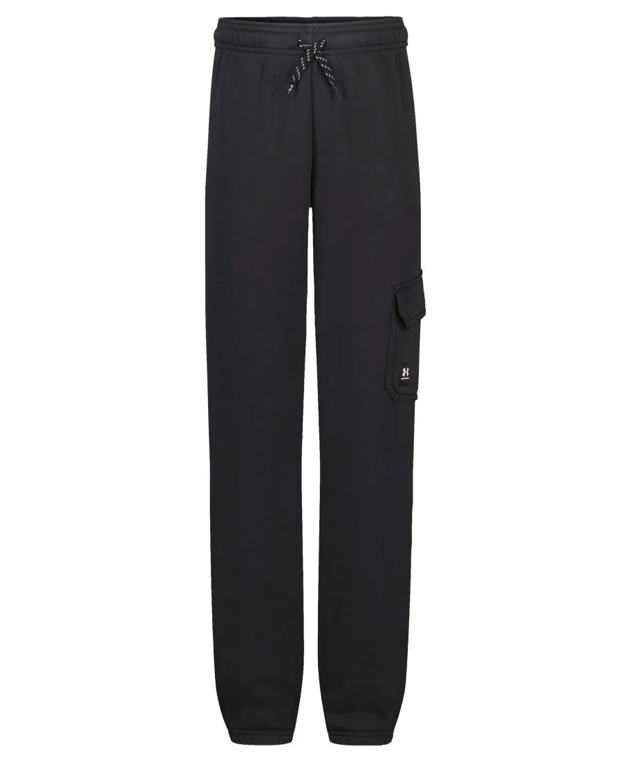 Спортивные брюки с утяжкой и карго-карманом, модель Under Armour, Black — фото 3