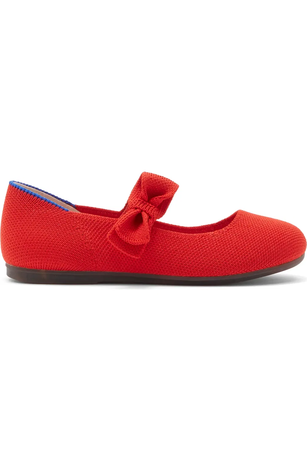 Детские туфли Мэри Джейн с бантом Tux Bow Rothy's, Bright Red — фото 3