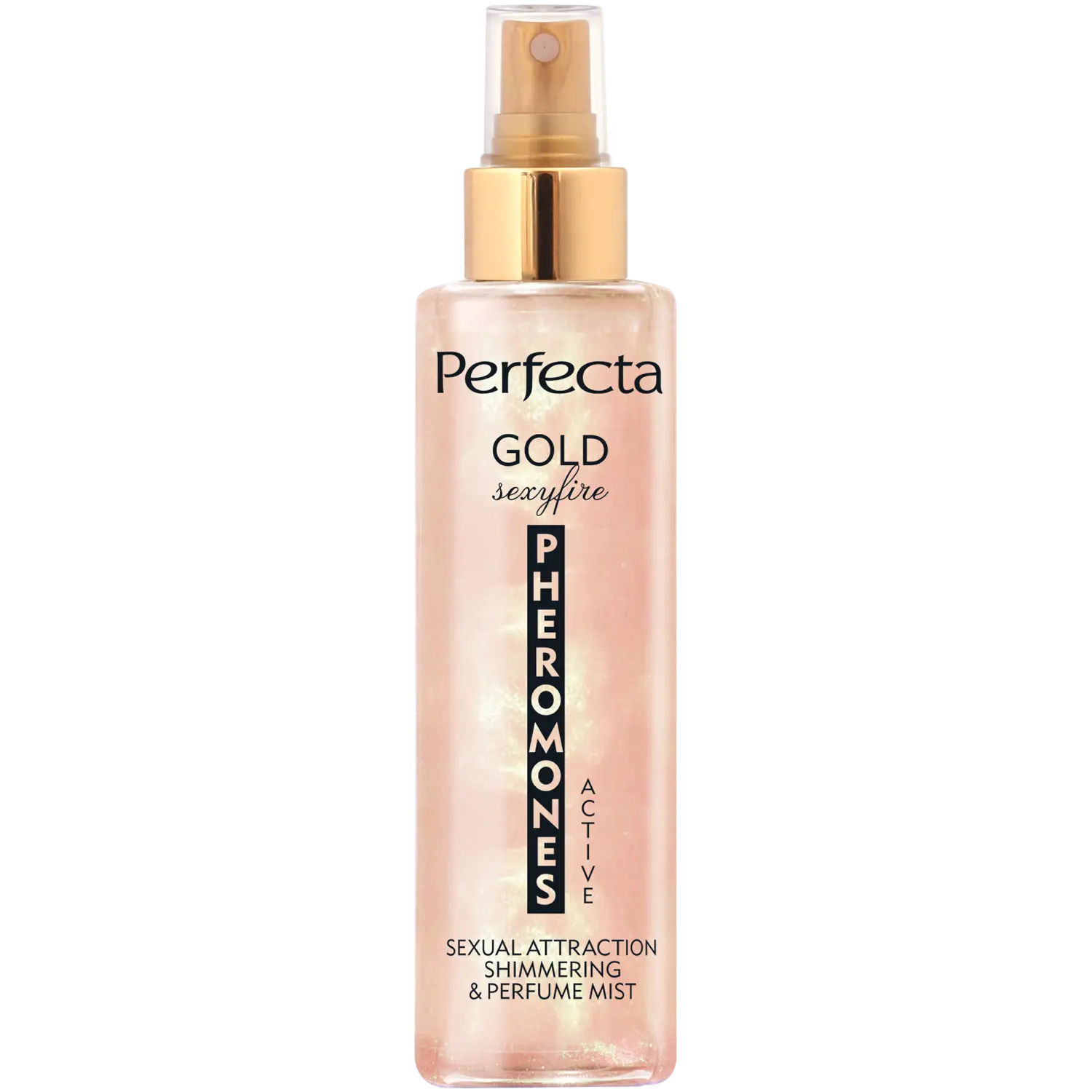 Perfecta Pheromones Active Парфюмированный спрей для тела Gold Sexyfire, 195 мл — фото 2