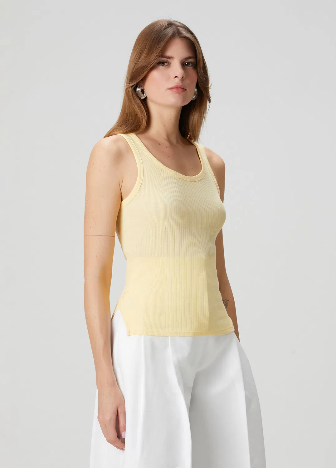 Топ Jacquemus Marcel, light yellow — фото 3