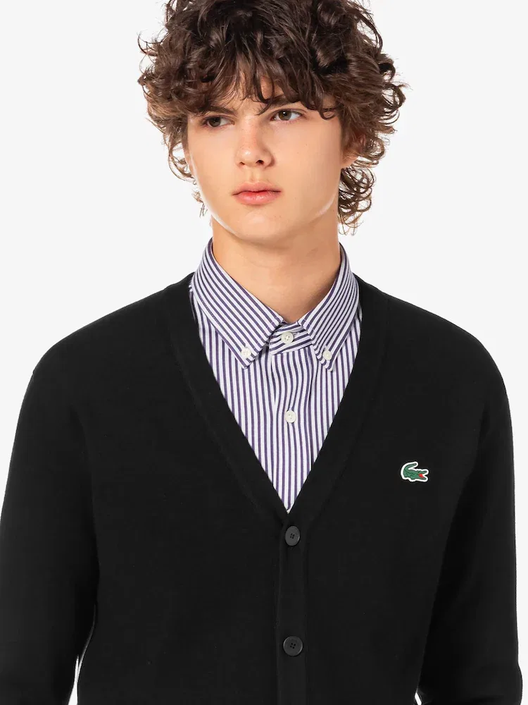 Свитер LACOSTE, Y-пуговицы — фото 2