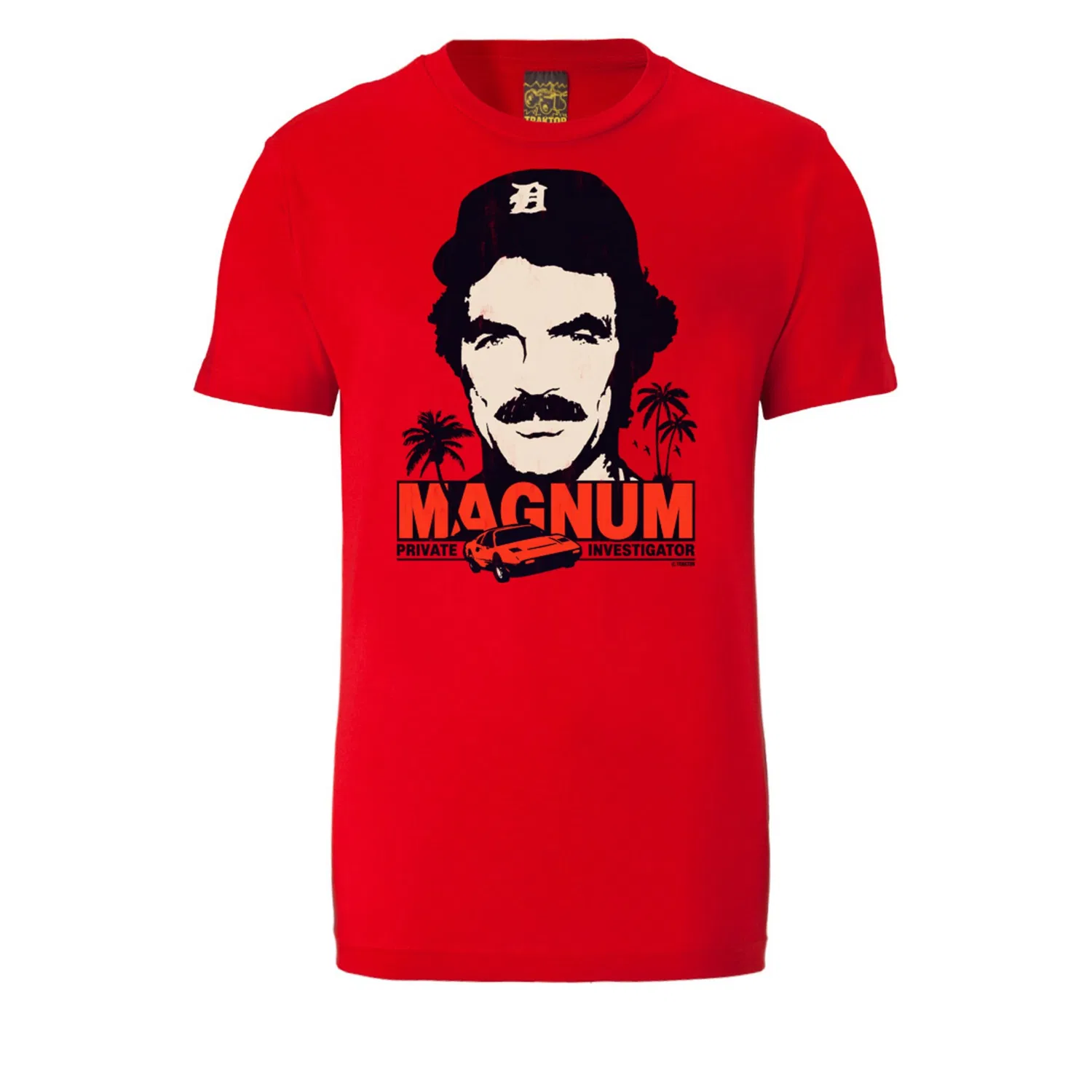 Детская хлопковая футболка с принтом Magnum LOGOSHIRT, Red — фото 3
