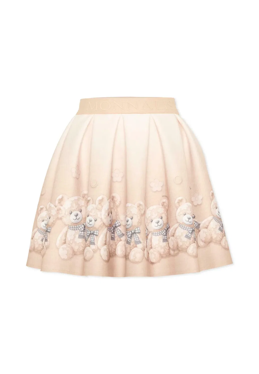 Собираюсь - плиссированная юбка Monnalisa, Beige