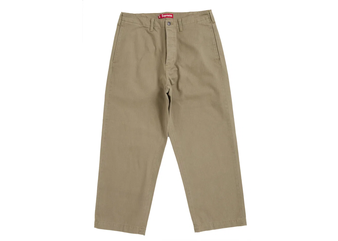 Мужские брюки из хлопка с принтом Pant Supreme, Khaki